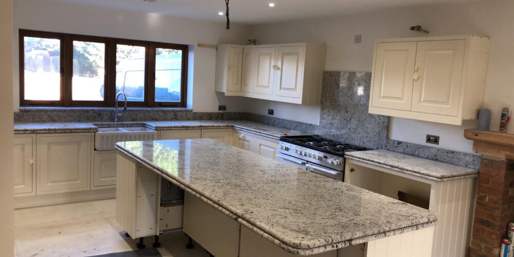 Double Edged Colonial White Granite Worktops Colonial White Granite Worktops