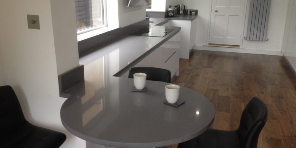 Claydon Kitchens - Grey Quartz G4U Grey Quartz Kitchen