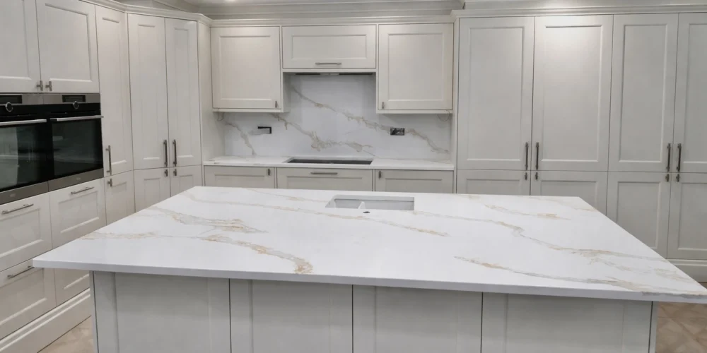 EverestGoldQuartzWorktops-Medway-Kent
